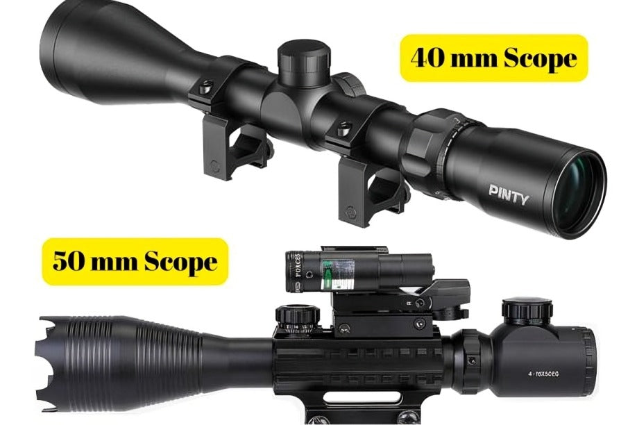 40mm vs 50mm scopes