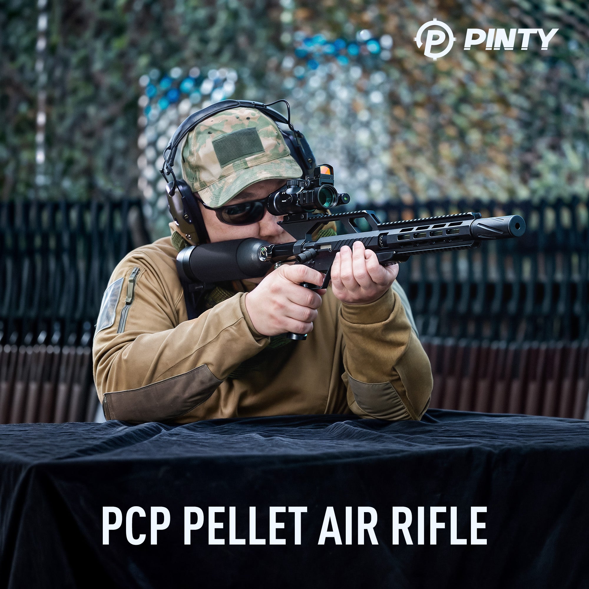 .22 Cal PCP Pellet Gun Air Rifle with 850 fps Velcoity & Picatinny Rail