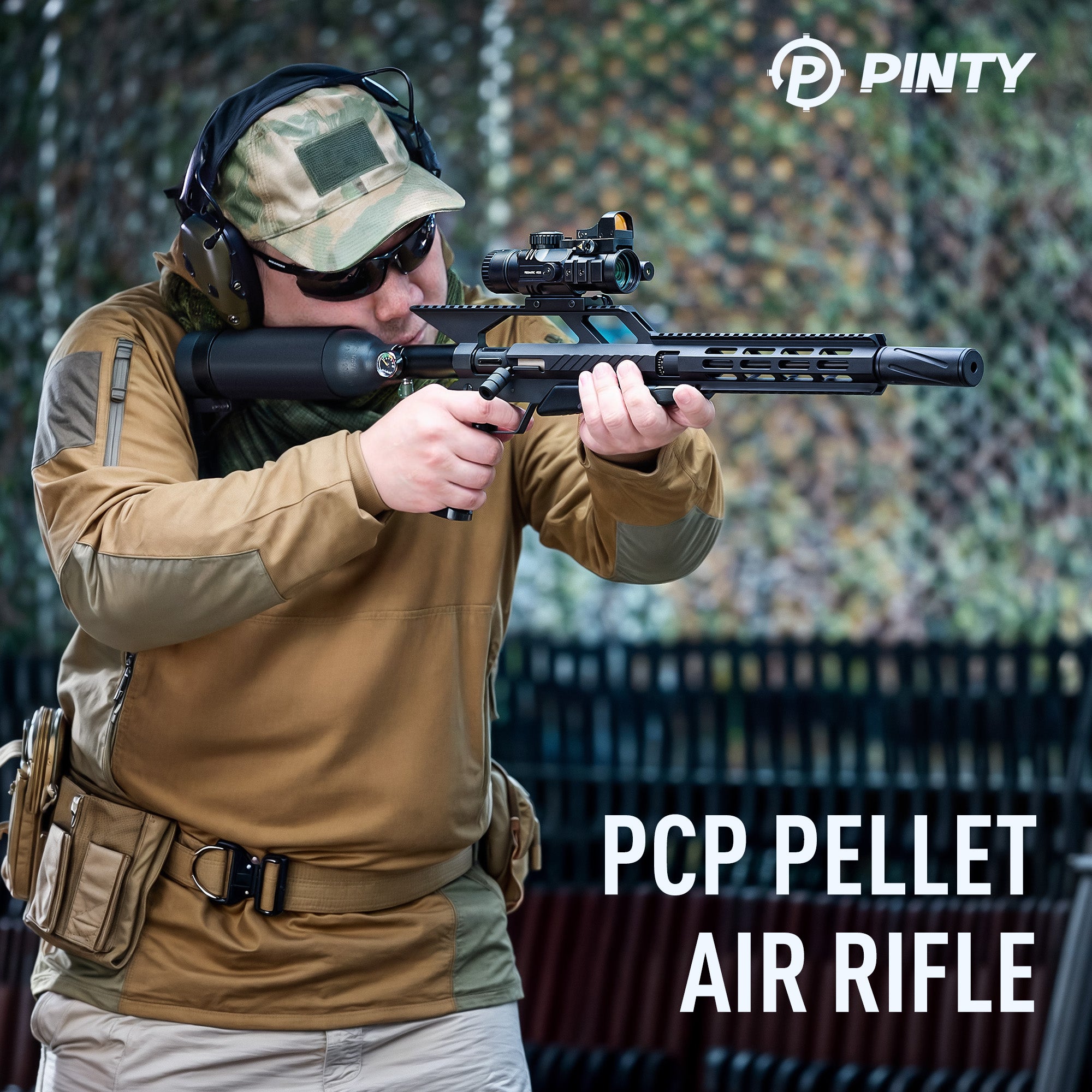 .22 Cal PCP Pellet Gun Air Rifle with 850 fps Velcoity & Picatinny Rail
