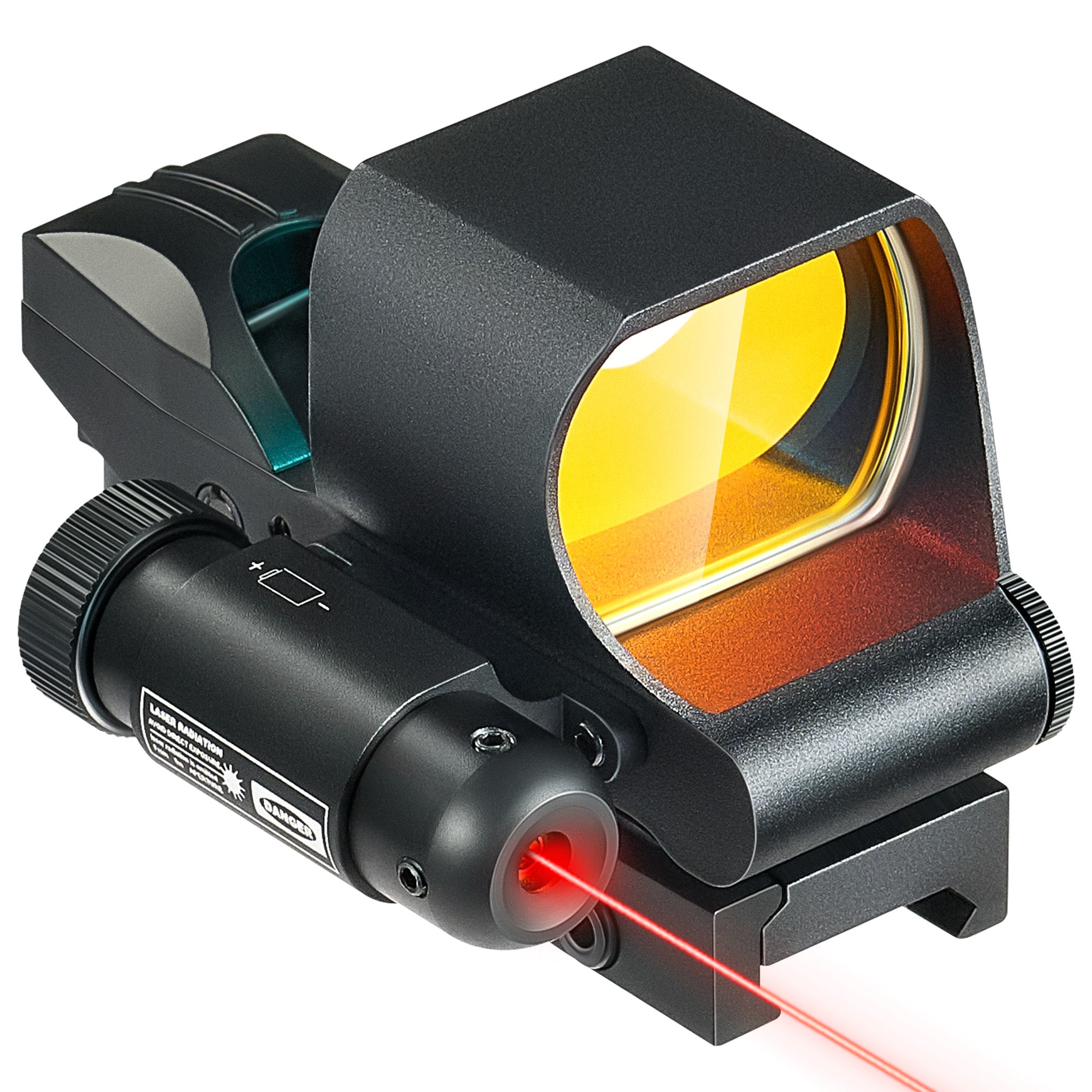 1x28mm Reflex Sight Red Laser Combo