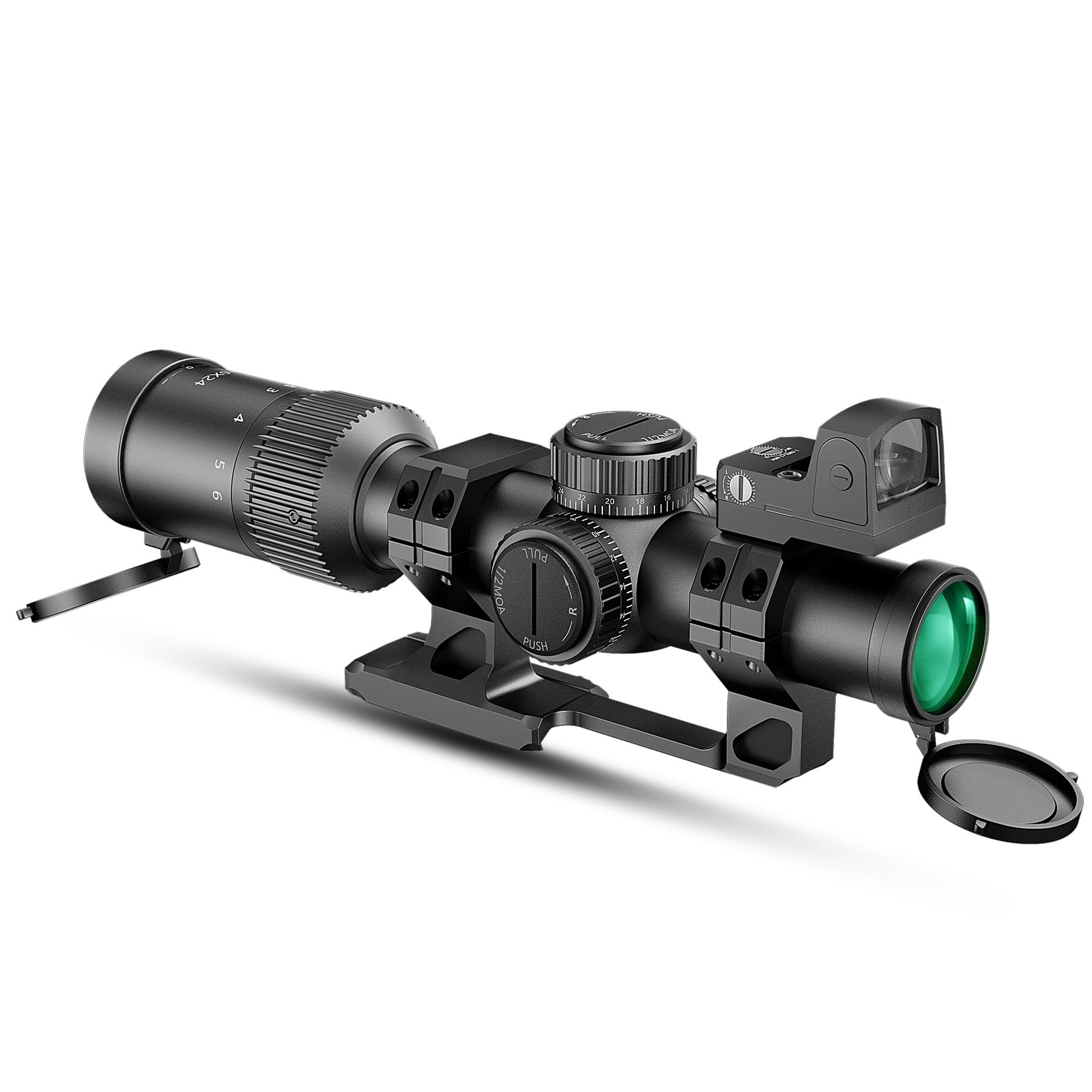 .22 Cal PCP Pellet Gun Air Rifle & 1-6x24 LPVO Scope Bundle: Save $114!