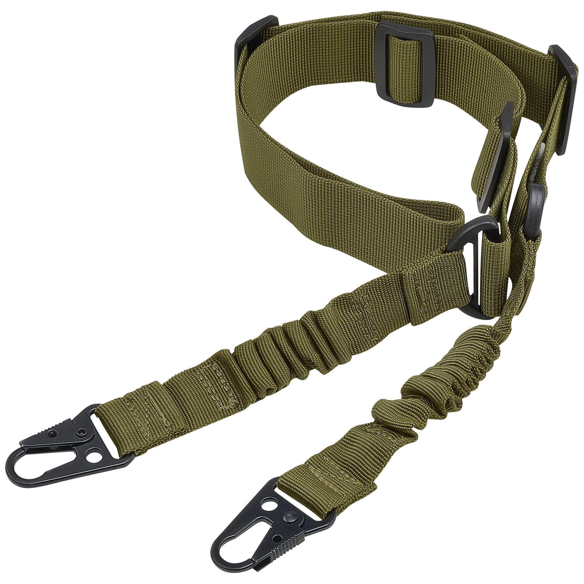 Two Point Rifle Sling, 62" Rifle Carry Strap with Adjustable Length