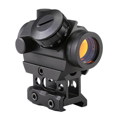1*20mm Tactical Red Dot Sight with Riser, 4 MOA