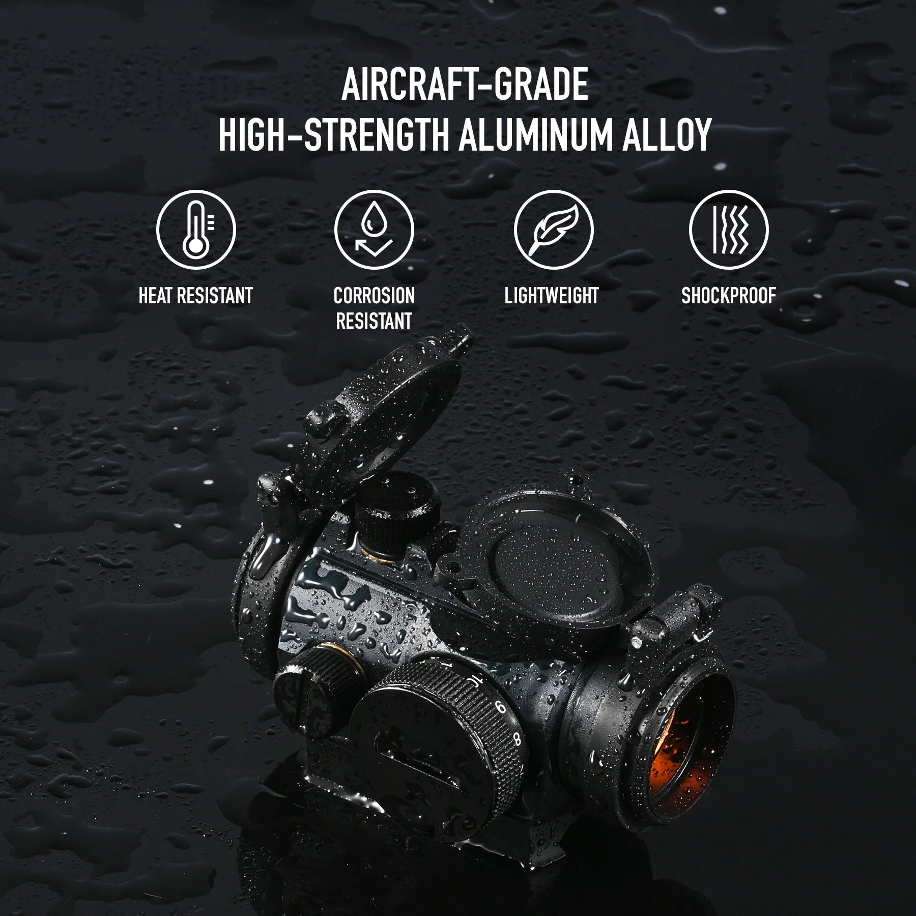 【Buy 1 Get 1 Free Red Dot】3-in-1 Rifle Scope Combo, 3-9*32 Rangefinder Scope, Green Laser, Red&Green Dot Sight, 14 Slots Riser