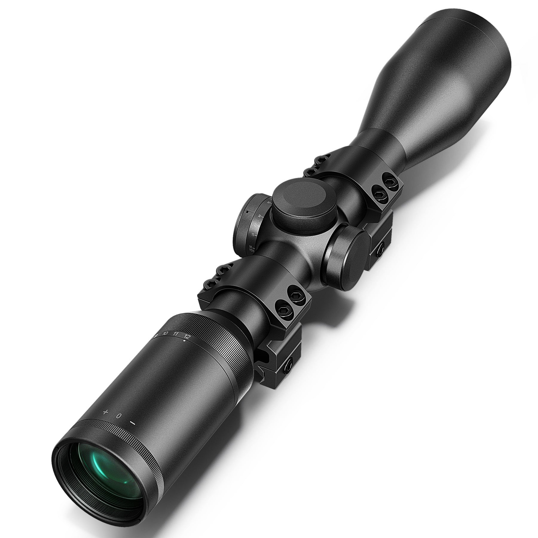 3-12x44 Rifle SFP Airsoft Optical Scope with R-02 Crosshair Reticle