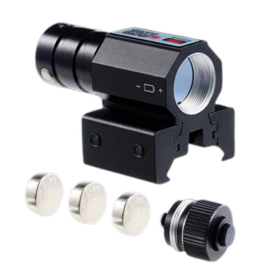 Tactical Red Laser Sight with Mount and Batteries for Picatinny Weaver Dovetail Rails