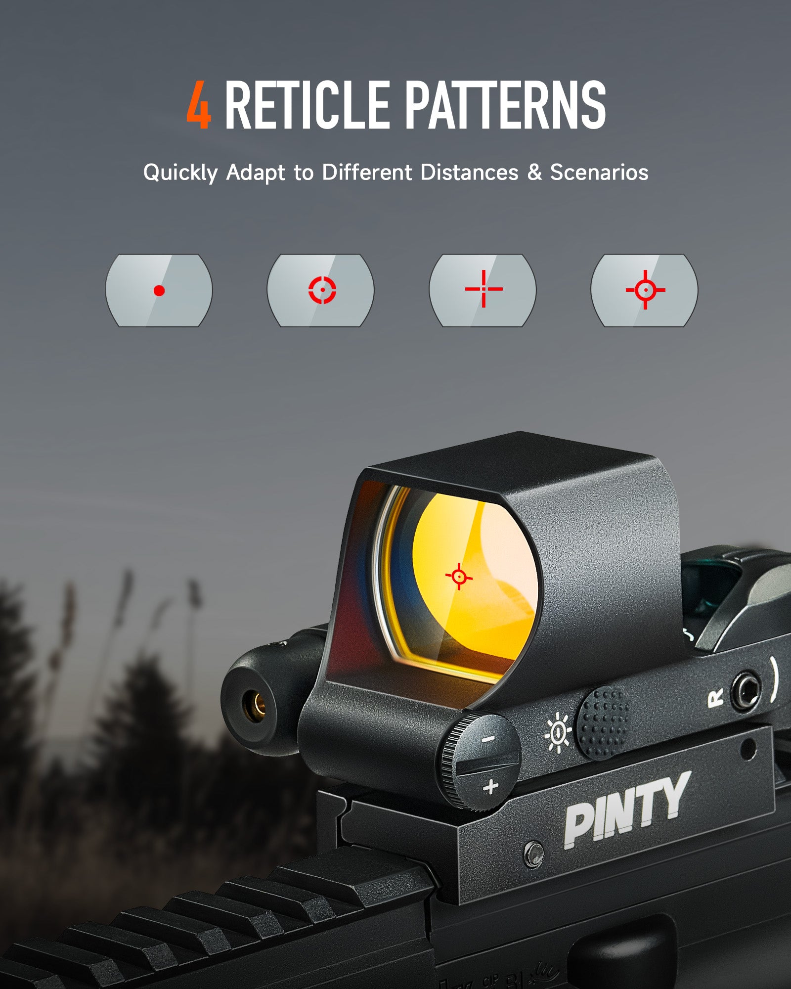 1x28mm Reflex Sight Green Laser Combo