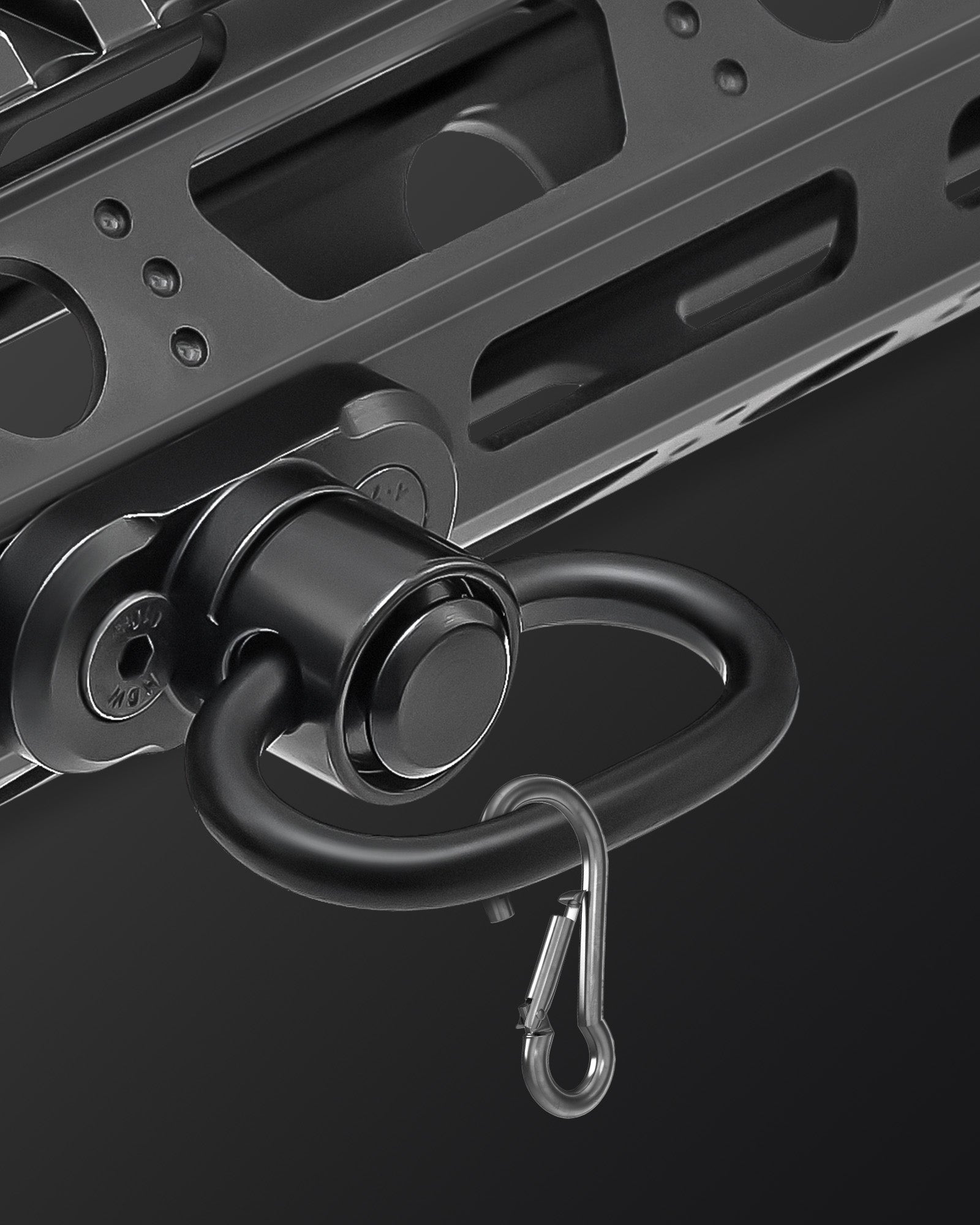 M-Lok Sling Mount 1.25" Two Point Sling Swivel Mount Quick Detach Sling Attachment with Press Button