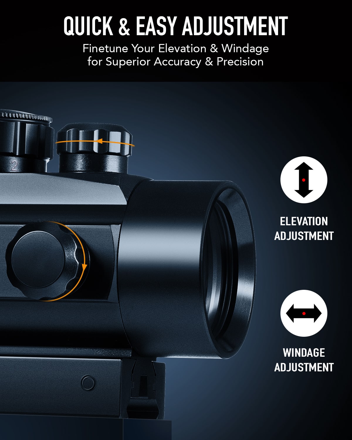 1x40mm Reflex Red Green Dot Sight Riflescope 