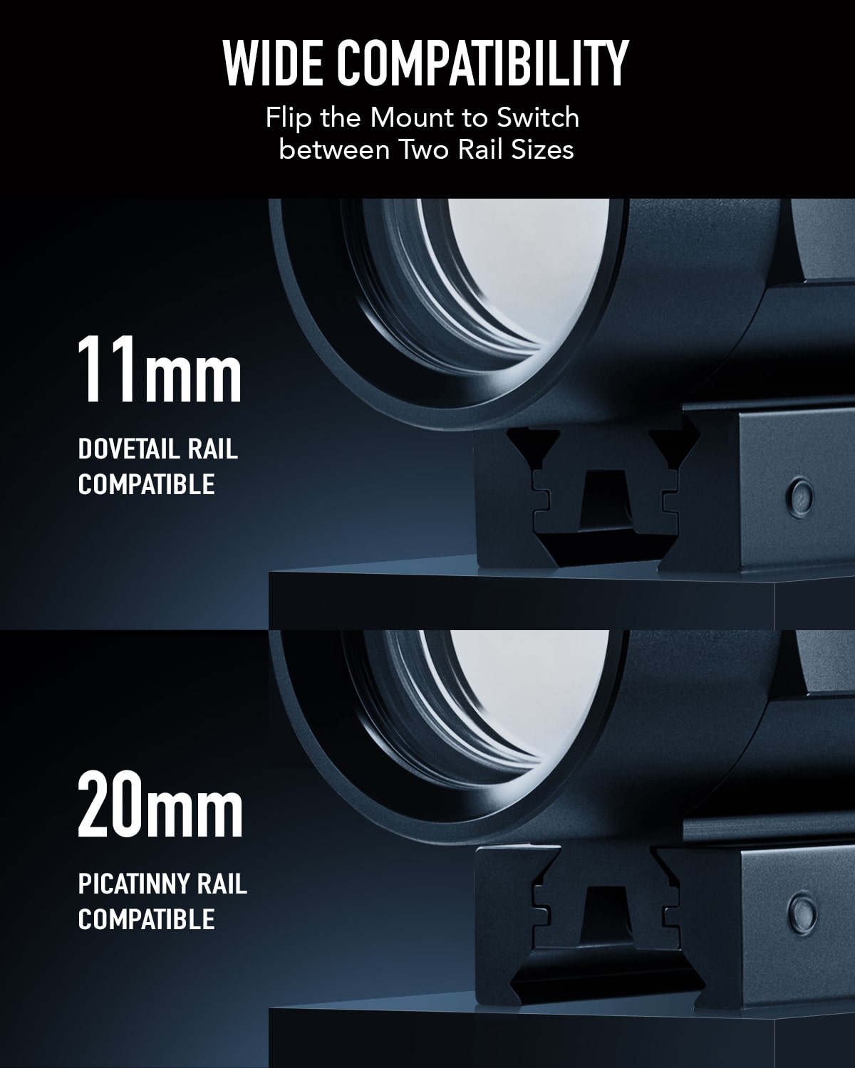 1x40mm Reflex Red Green Dot Sight Riflescope 