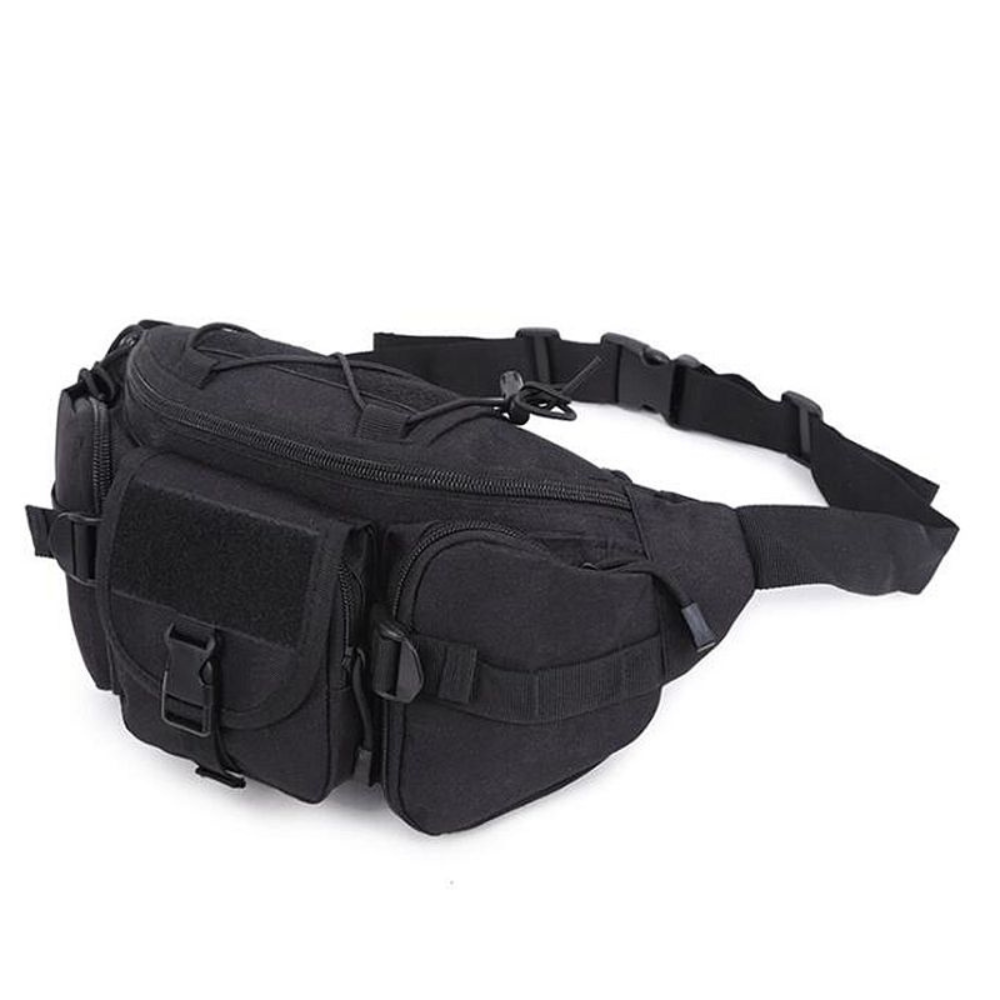 600D Nylon Tactical Waist Bag Waterproof for Outdoor Trekking Fishing Hiking Camping