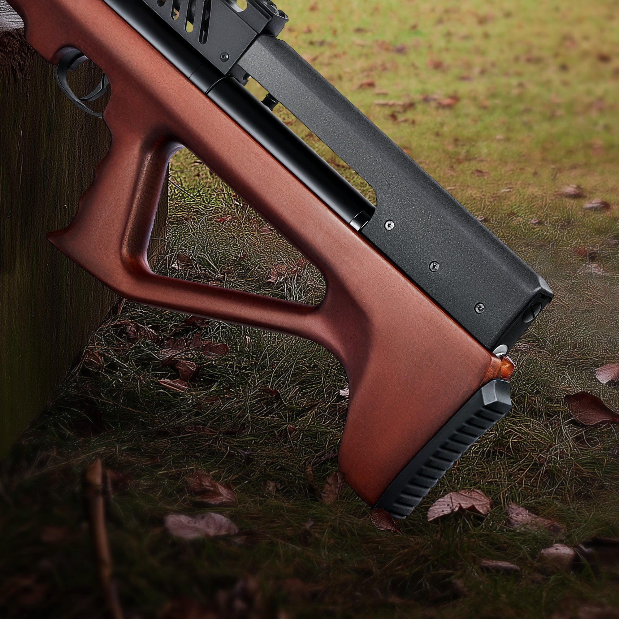 9 Pellet .22Cal Bullpup PCP Air Gun High Power for Small Game Hunting Shooting