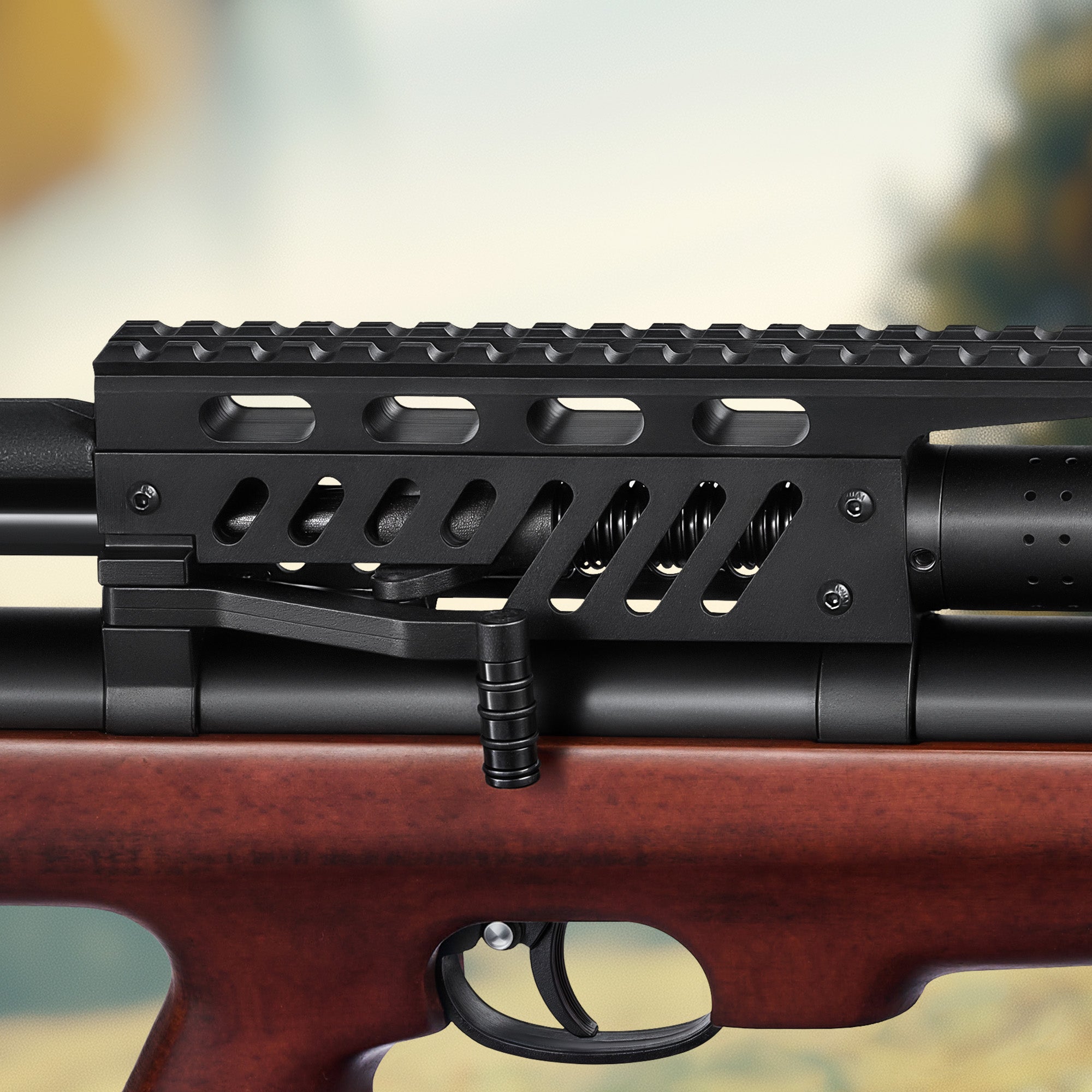 9 Pellet .22Cal Bullpup PCP Air Gun High Power for Small Game Hunting Shooting