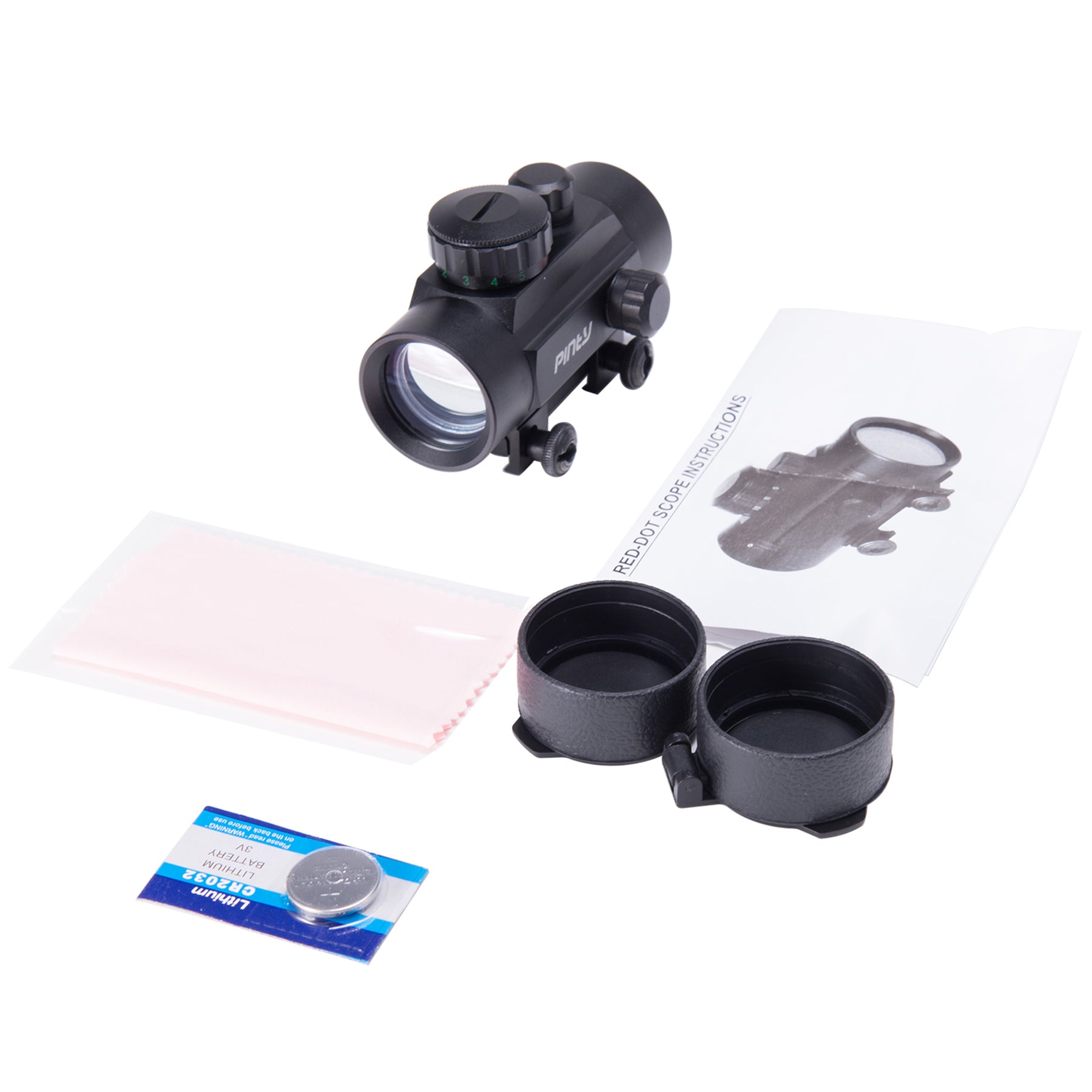 【BUY 1 GET 1 FREE RED DOT GIFT】3-9x42 Mil Dot Tactical Hunting Rifle Scope with Laser