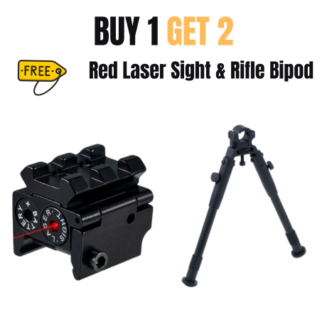 【BUY 1 GET 2 FREE】 4x32 Red Green Blue Illuminated Riflescope Hunting Gear,11 Illumination Multicoated Lenses for 20mm Picatinny
