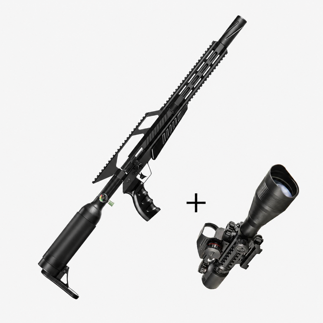 【Save 20%】Pinty Nightfall MKII & Nova 3-in-1 SFP Rifle Scope Combo