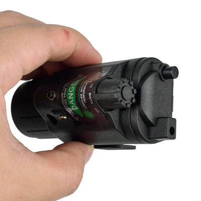 Q5 Rail-Mounted Tactical Flashlight with Green Laser