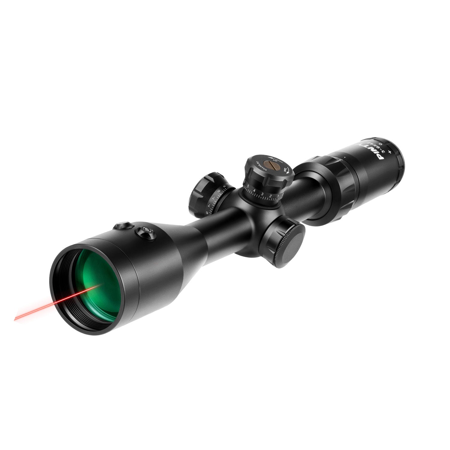 Rifle Scope with Laser Combo