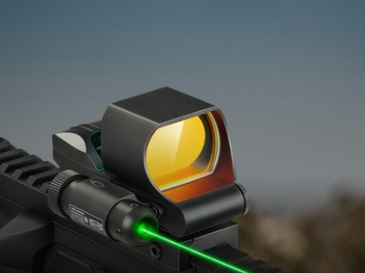 1x28mm Reflex Sight Green Laser Combo