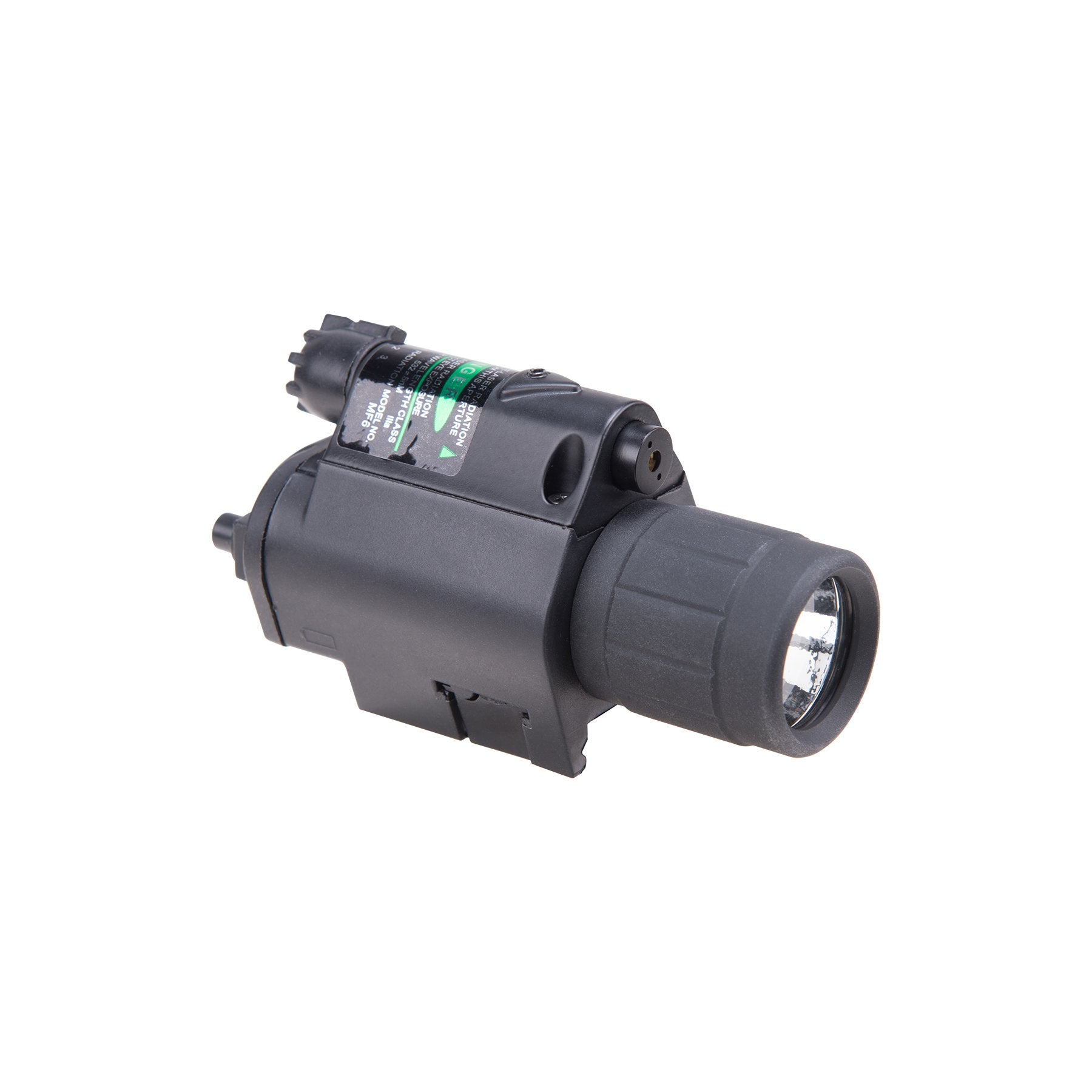 Q5 Rail-Mounted Tactical Flashlight with Green Laser