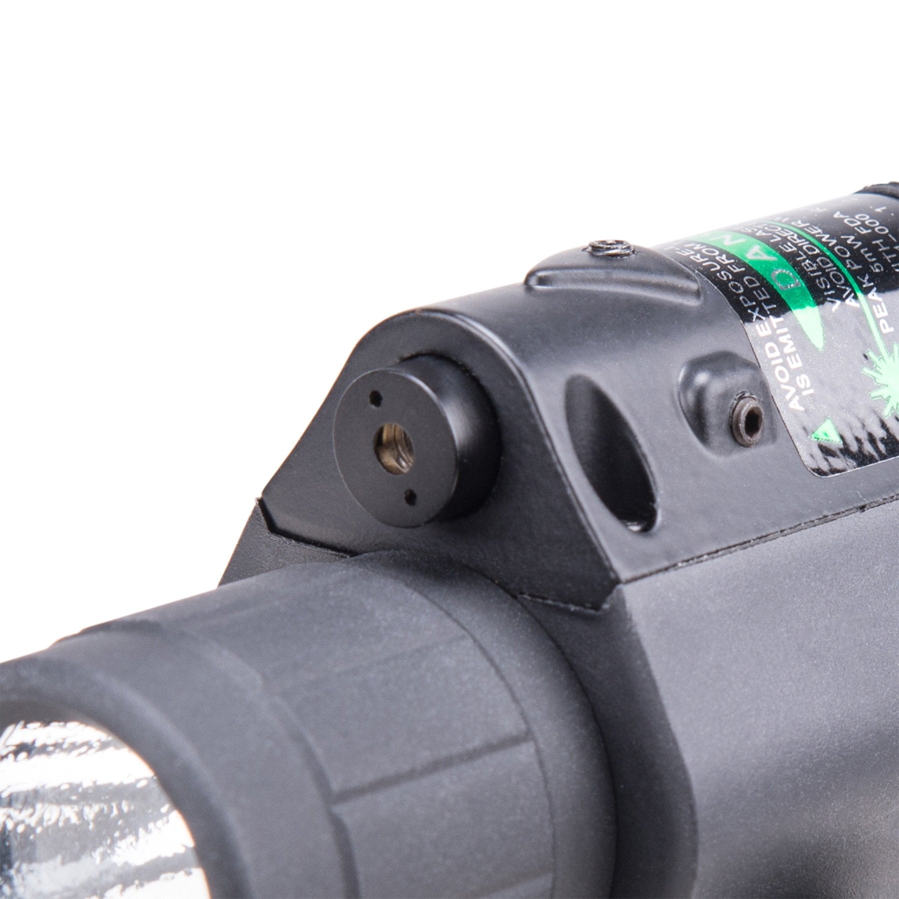 Q5 Rail-Mounted Tactical Flashlight with Green Laser