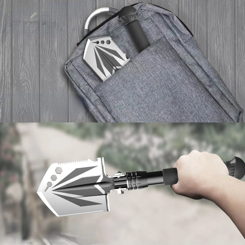 Tactical Folding Shovel, Portable Multitool