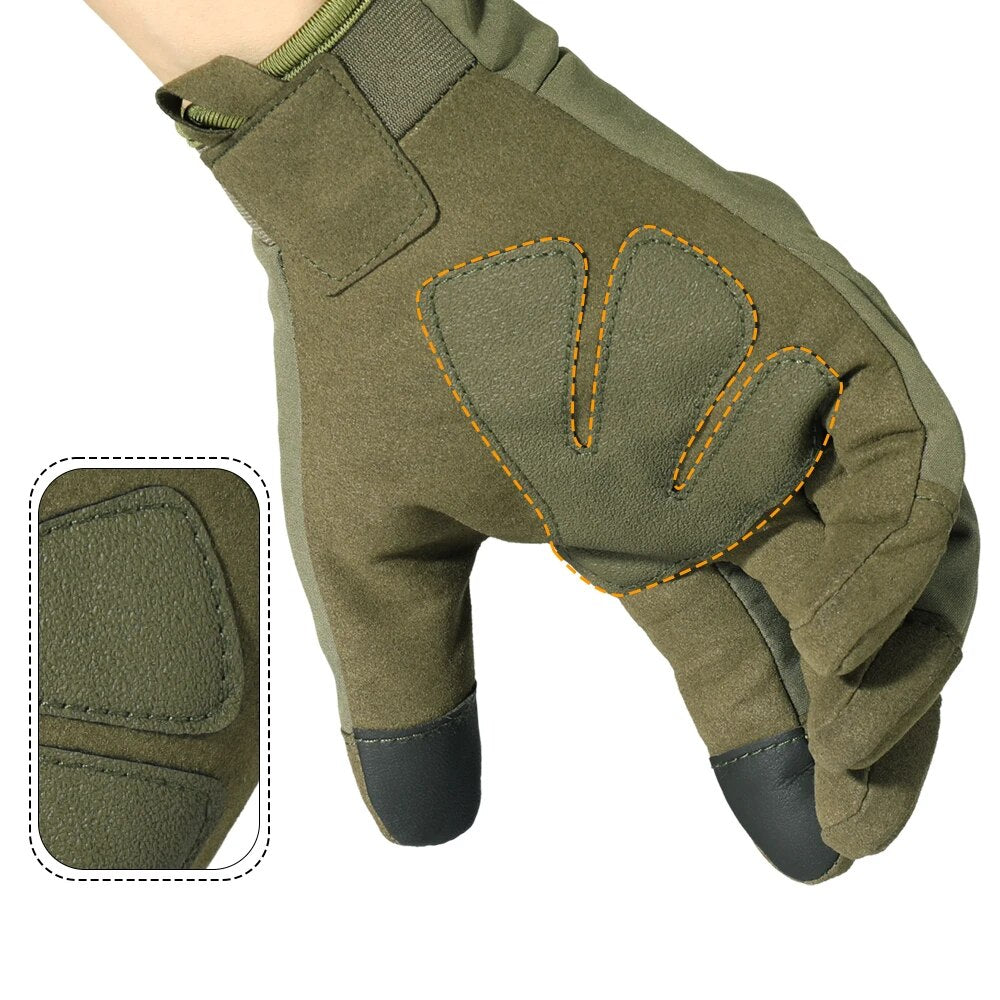 Tactical Gloves, Windproof, Touch Screen, For Cycling, Combat Riding, Training, Shooting, Hunting, Hiking