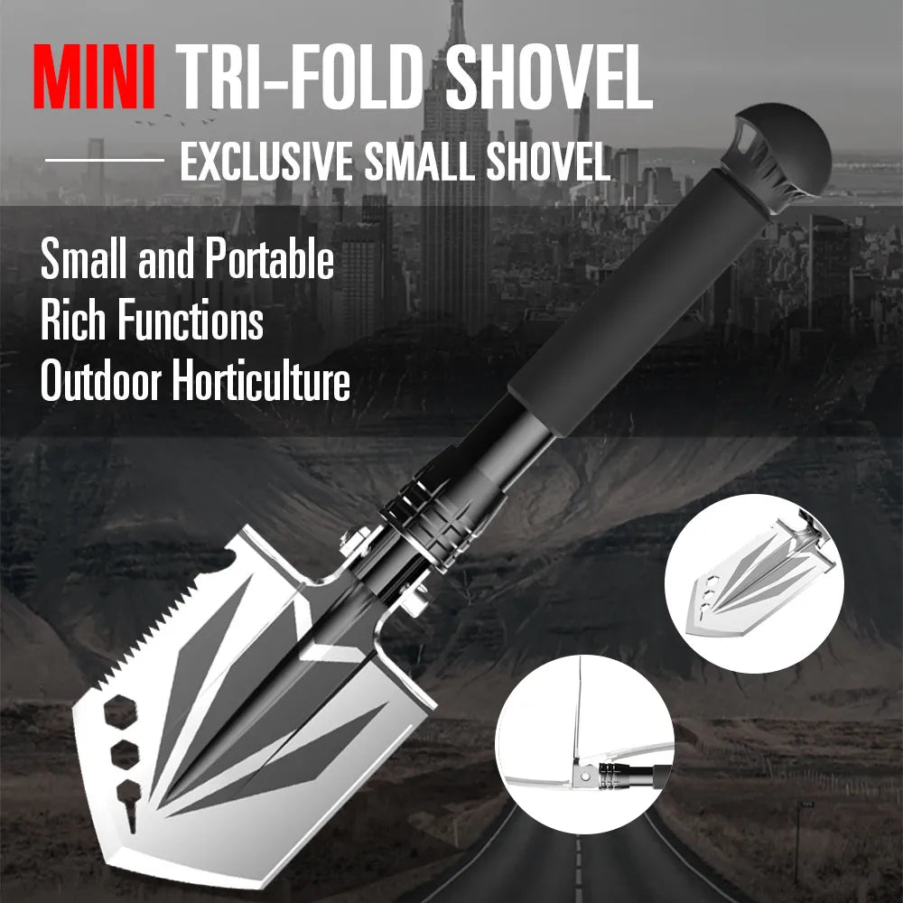 Tactical Folding Shovel, Portable Multitool