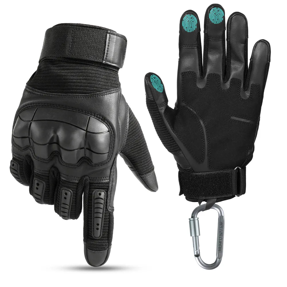 bicycle hand gloves Tactical Gloves, PU Leather, For Paintball Bicycle Hunting Hiking Cycling