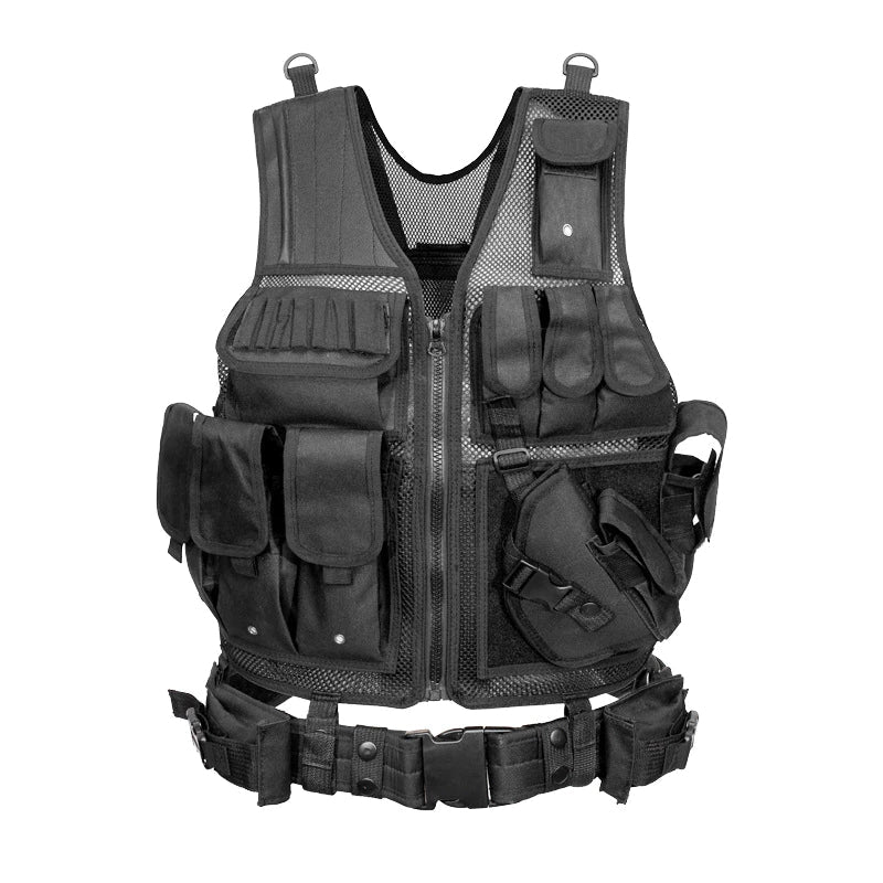 Tactical Vest,Combat, Hunting & CS Training, Adjustable Armor
