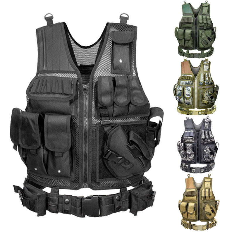 Tactical Vest,Combat, Hunting & CS Training, Adjustable Armor