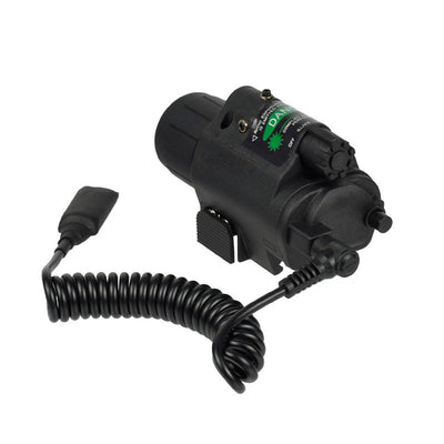 Q5 Rail-Mounted Tactical Flashlight with Green Laser