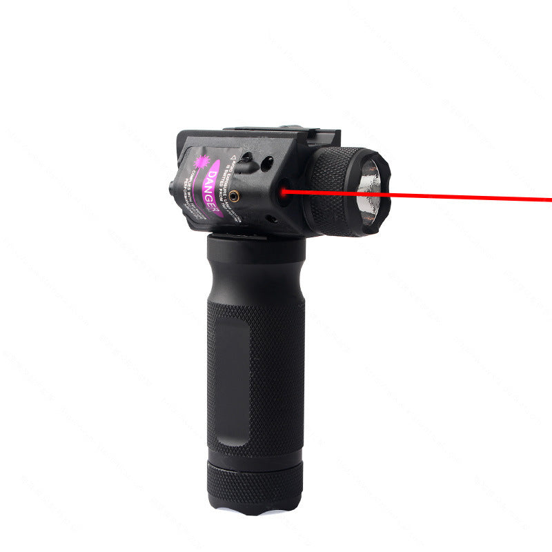 3-In-1 Tactical Foregrip with Flash Light & Red Laser