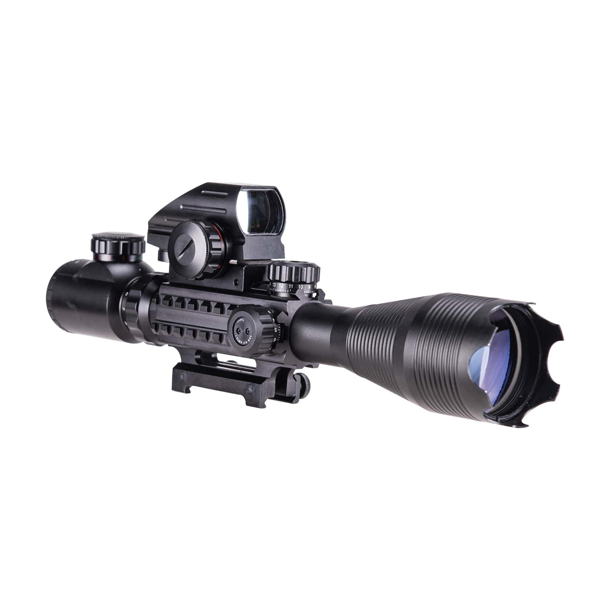 3 in 1 Scope Combo, 416x50EG Illuminated Rangefinder Rifle Scope Pinty Scopes