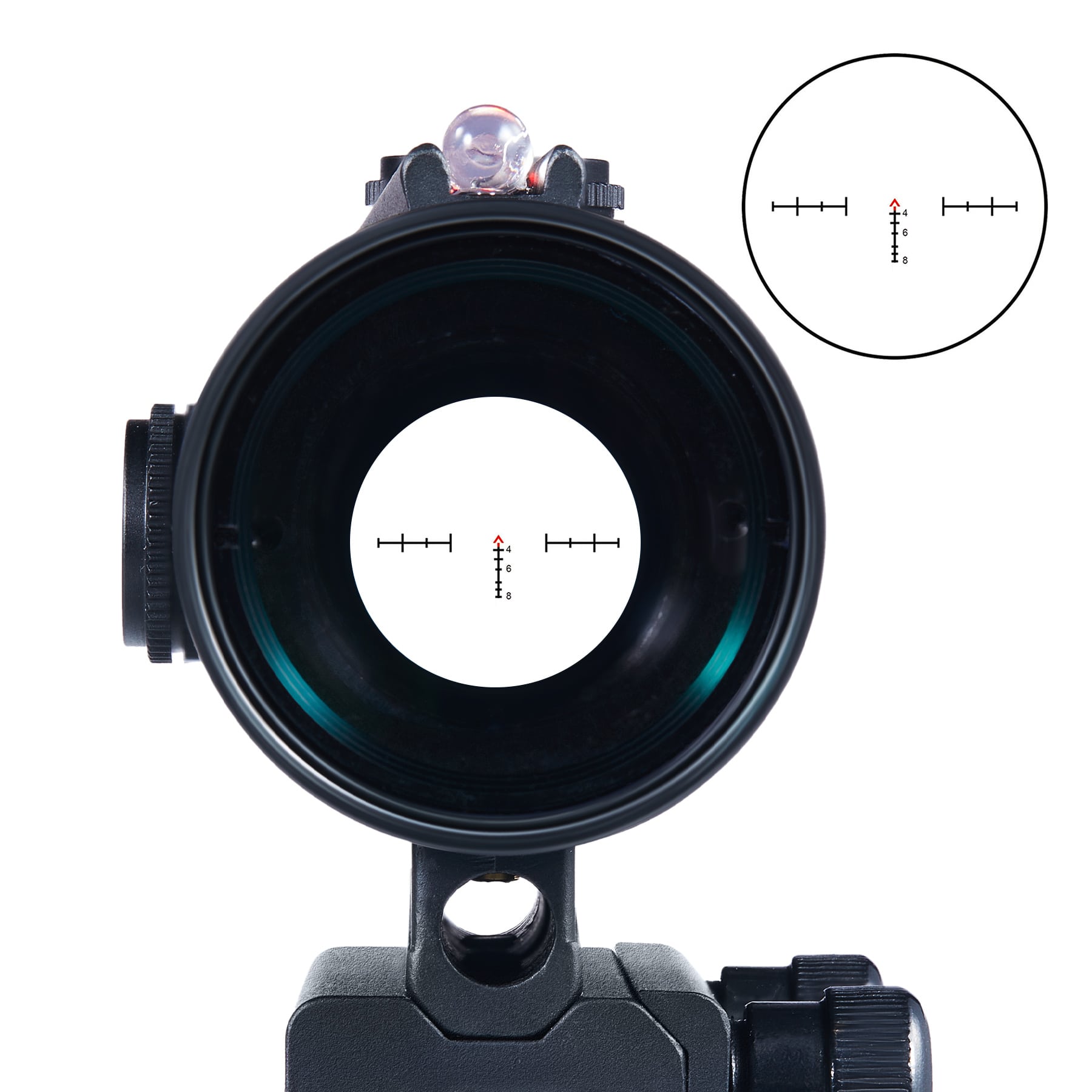 5x35-Red-Fiber-Illuminated-Scope-with-Etched-Chevron-Reticle-35mm-Objective-Lens-5x-Magnification