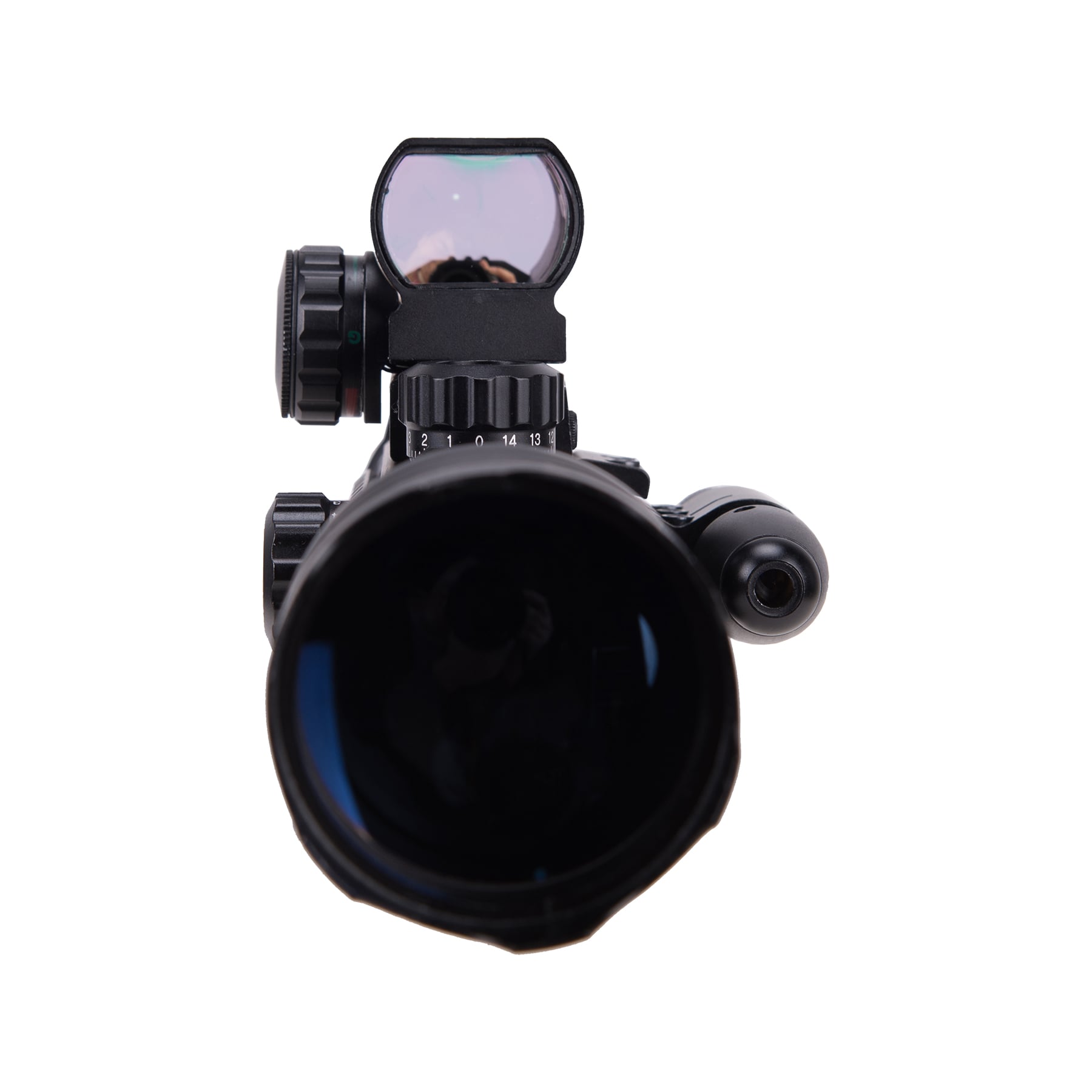 3 in 1 Scope Combo, 4-16x50EG Illuminated Rangefinder Rifle Scope,Green Laser