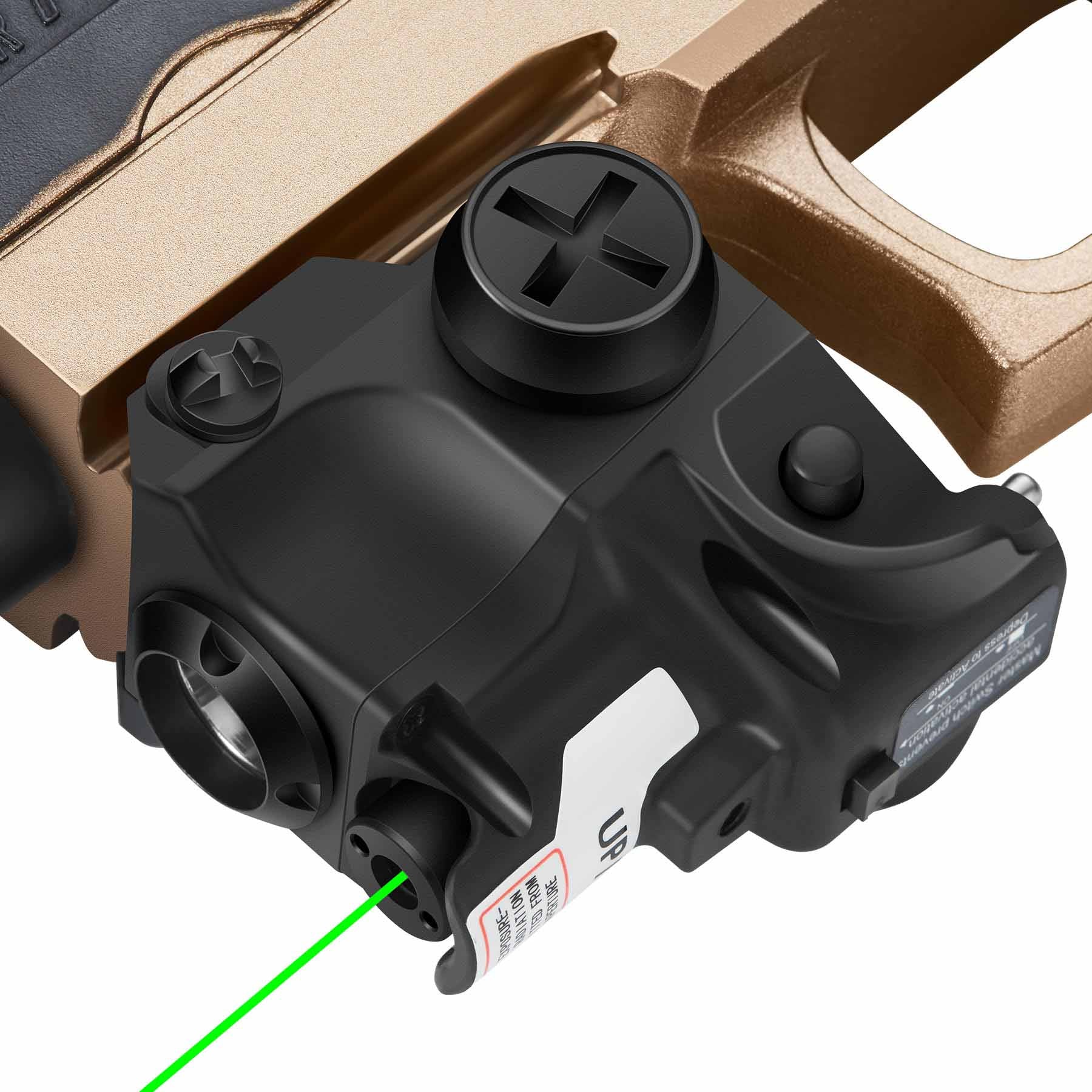 Class IIIA Tactical Green Laser Flashlight Dot Sight Combo
