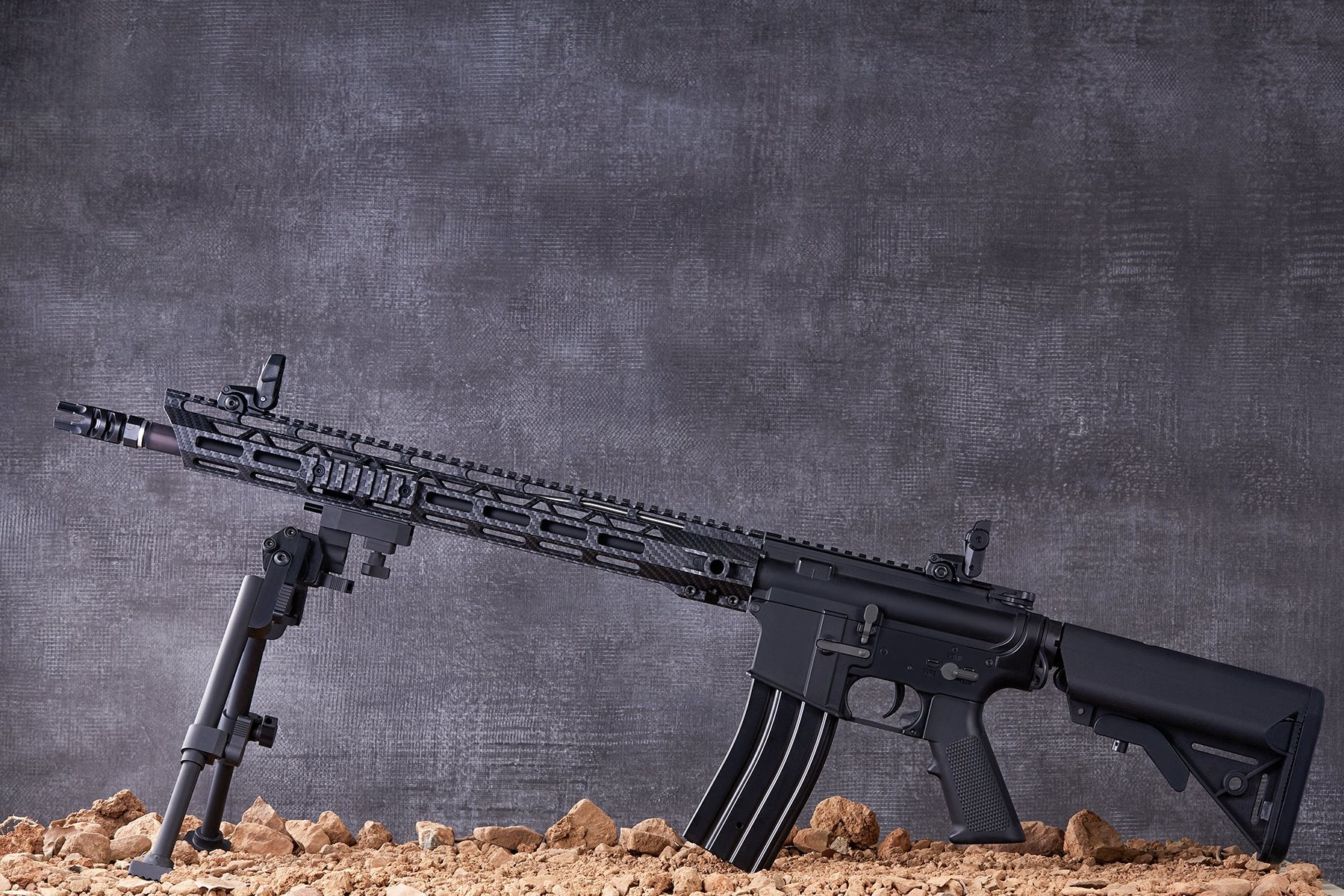 M7 Carbon Fiber Free Float M-Lok Handguard-ar15 handguards -mlock rails -gun rail