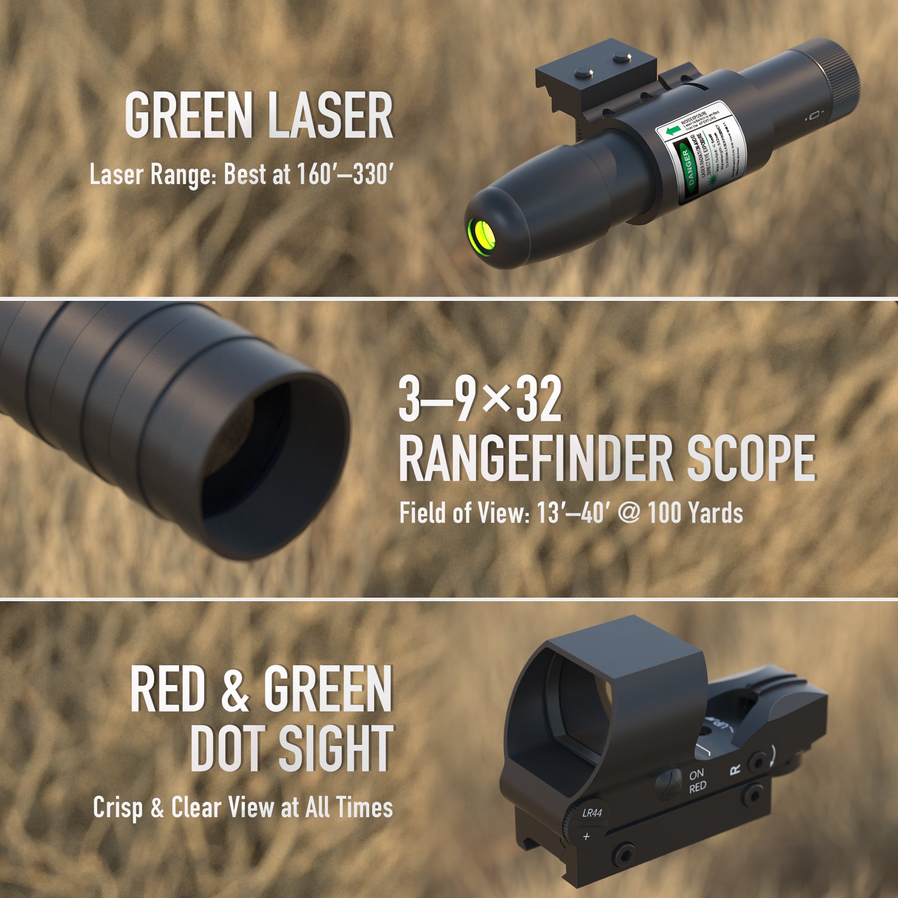     Rifle-Scope-Combo-budget-red-dot-sights-green-sights-red-dot-scopes-