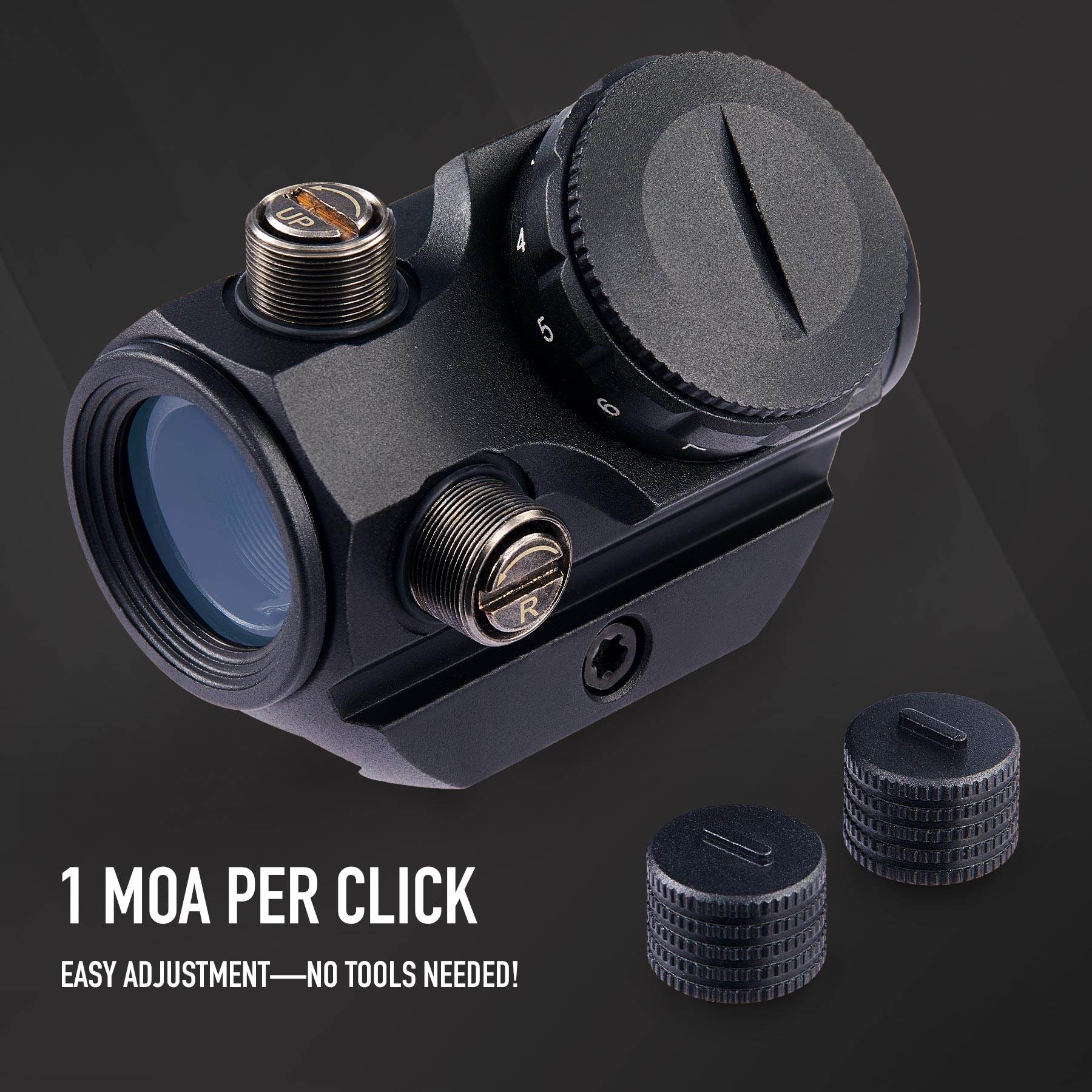 1x20 Red Dot Sight for 20mm Picatinny, 3MOA