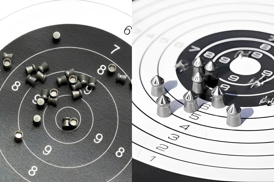 steel pellets, airgun slugs and everything air guns shoot