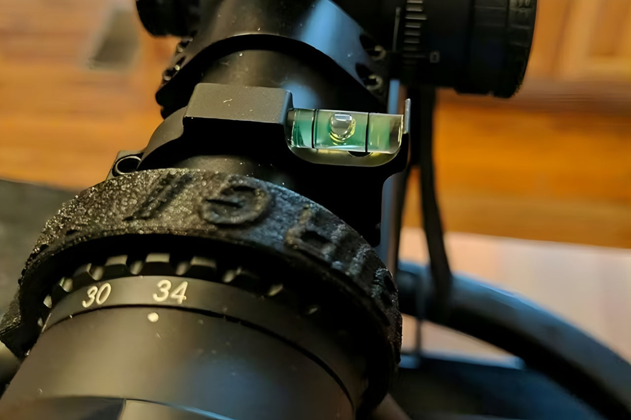 how to mount a bubble level on a scope