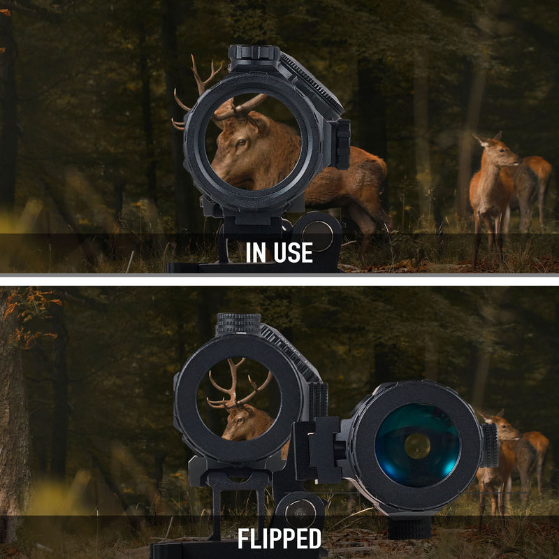 Best Red Dot Magnifier Eye Relief Flip Mount Pinty