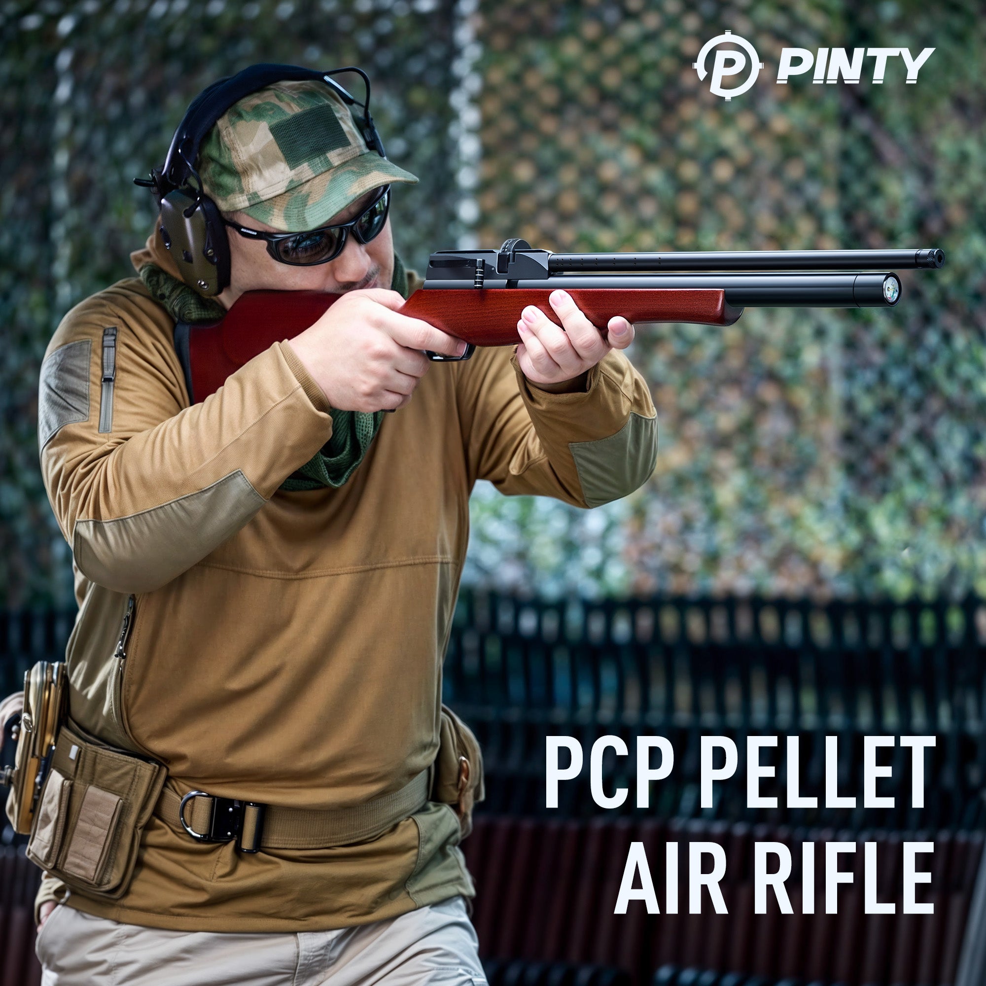 PCP Pellet Gun Air Rifle High Power Airgun for Hunting