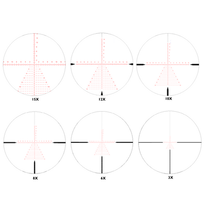 Thor ED 3-15×50 FFP Rifle Scope