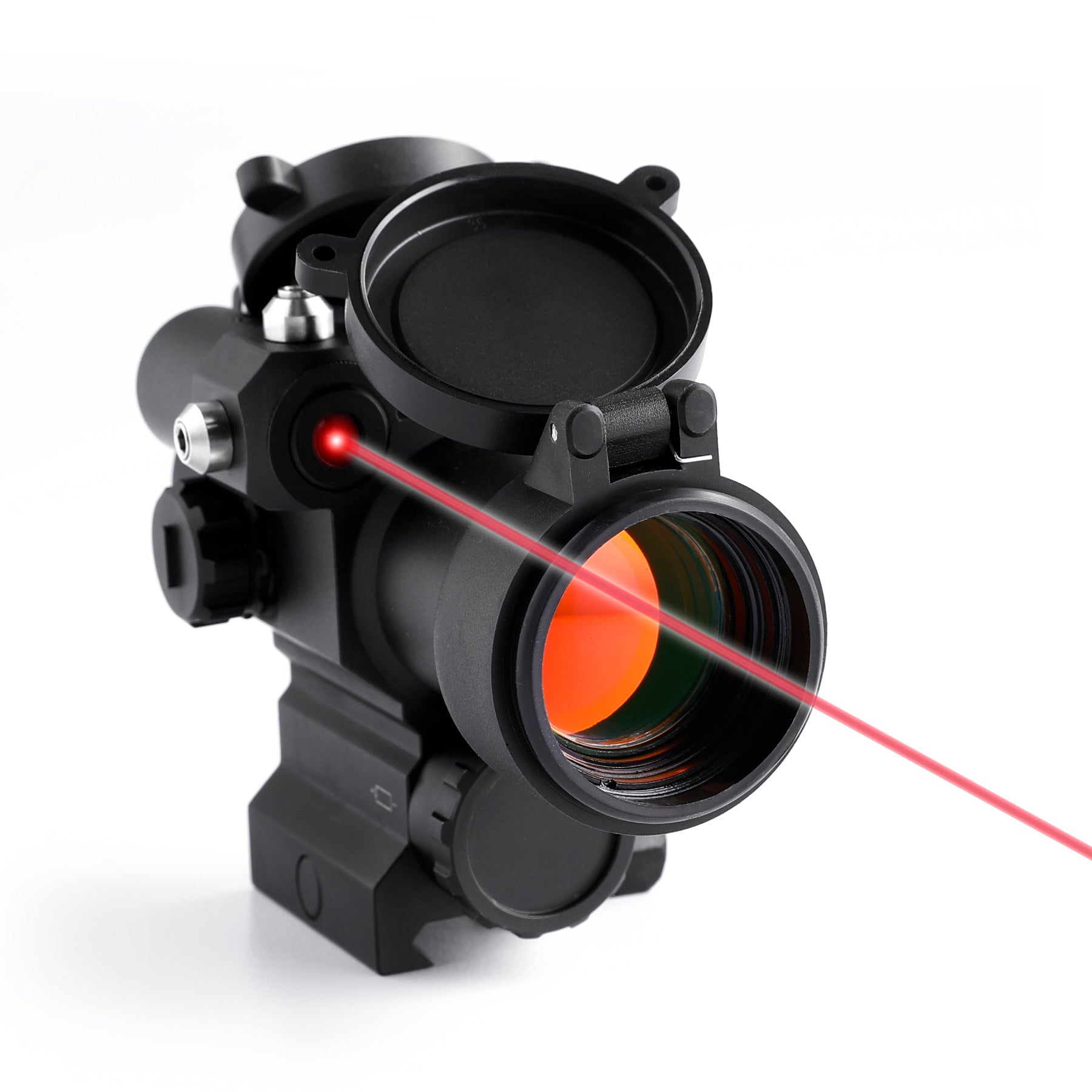 Built-In Visible Red Laser