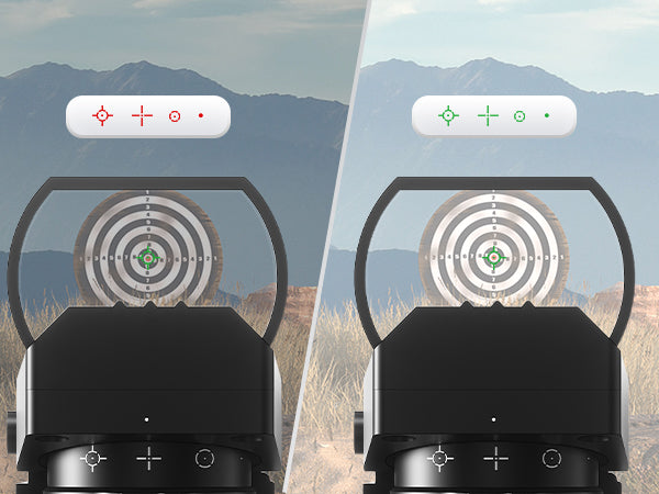 8 Reticle & Color Combos