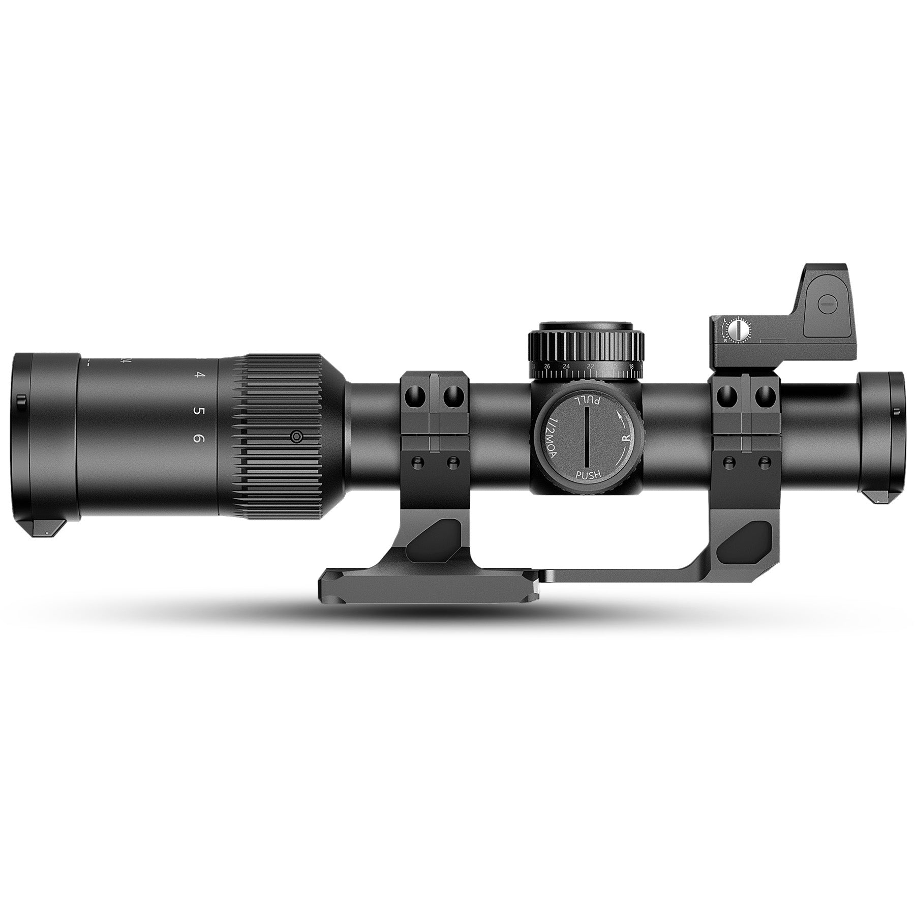 Rifle Scope Set 1-6x24 LPVO Riflescope with Red Dot Sight & Mount Tactical Optical Scope