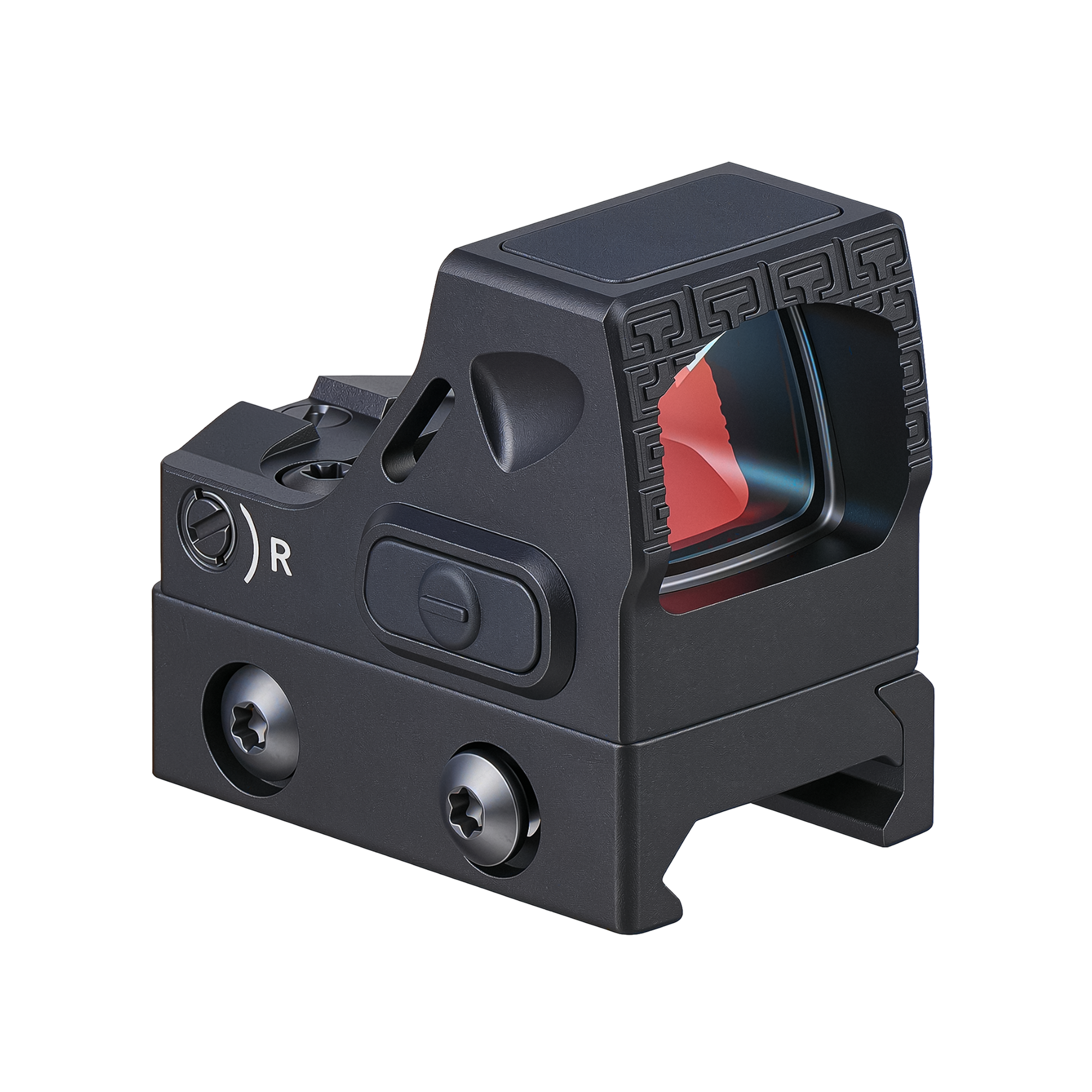 PINTY 1x12x20 mm Micro Red Dot Sight with Auto Wake & Sleep 21 mm Picatinny Mount MOS RMSc Compatible