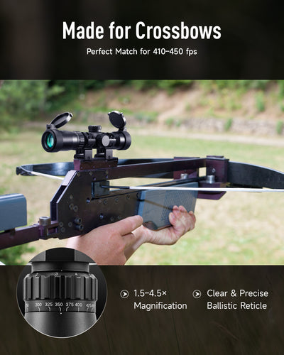 Scope Optics With Red Green Stepless Illumination
